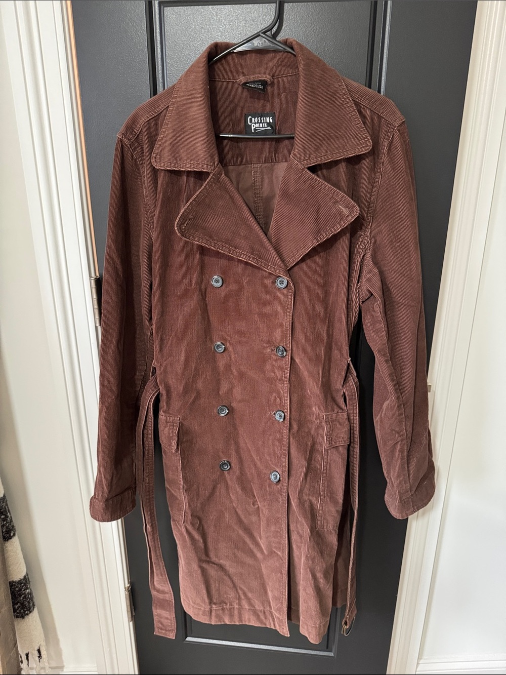 Belted Corduroy Coat